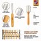 Wood Carving Kit, Wood Carving Tools Set of 12 Chisels and Wood Mallet with Canvas Case Gouges, Wood Whittling Kinves Kit, Wood Carving Knife Set, Woodworking Chisel Set for Beginners, Professionals